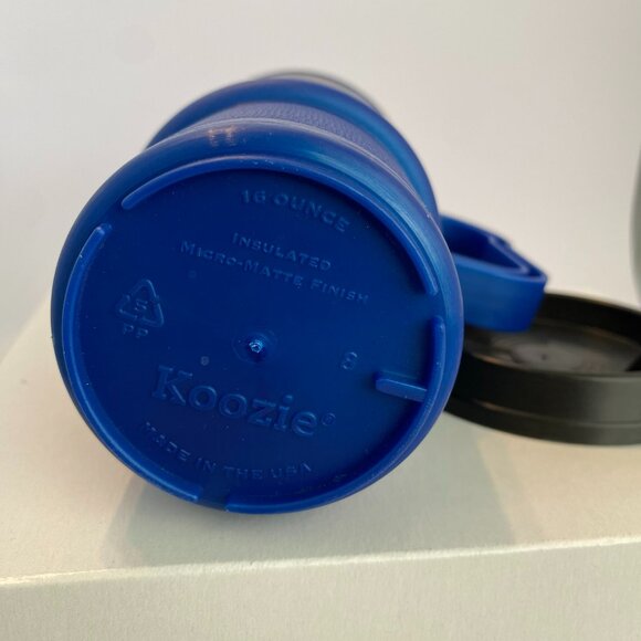 Koozie 16oz Blue Travel Mug DOJ Federal Bureau of Prisons Team Terre Haute - Picture 4 of 6